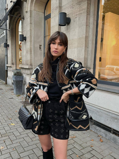 Manteau Femme Court Chic pour Automne