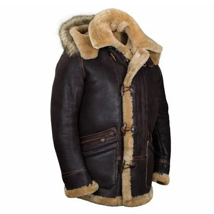 Veste Cuir Homme Noir Classique