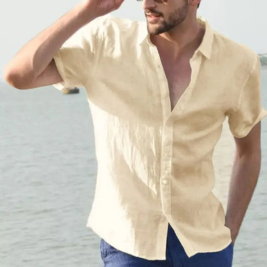 Chemise Homme Lin Été Légère et Respirante - BerlinGlamour