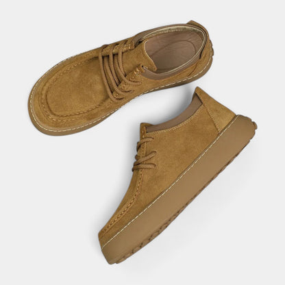 Chaussures décontractées en cuir synthétique avec lacets