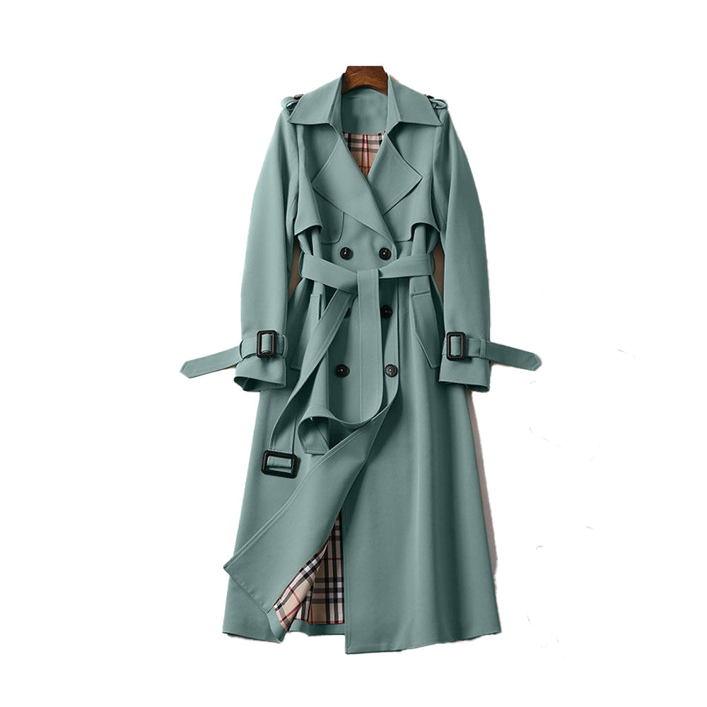 Trenchcoat Femme Classique Double Boutonnage