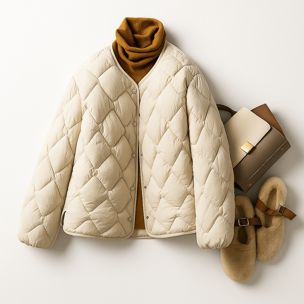 Veste Femme Hiver Doublée Légère et Chaude