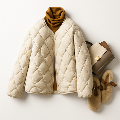 Veste Femme Hiver Doublée Légère et Chaude
