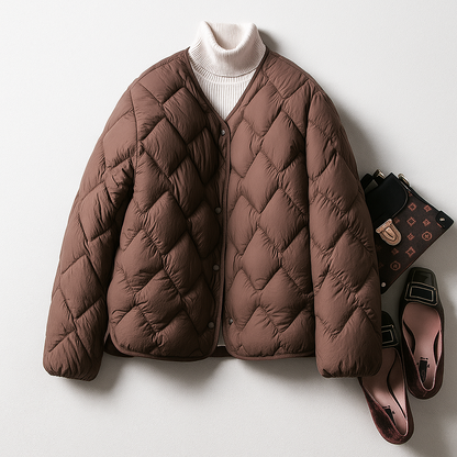 Veste Femme Hiver Doublée Légère et Chaude