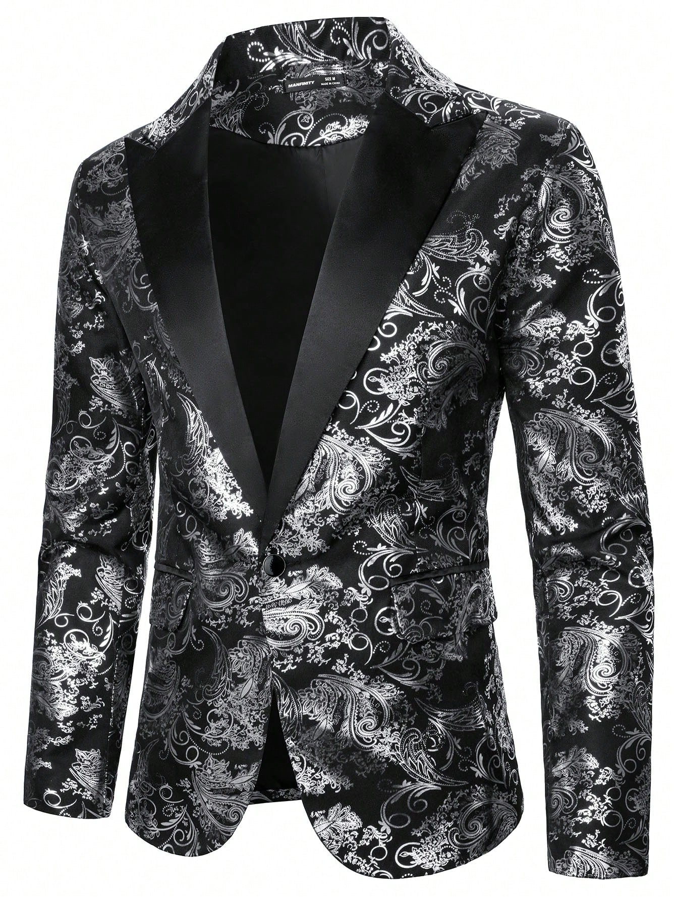 Blazer Smoking Noir Élégant pour Homme Fêtes et Soirées - PanierRoyale