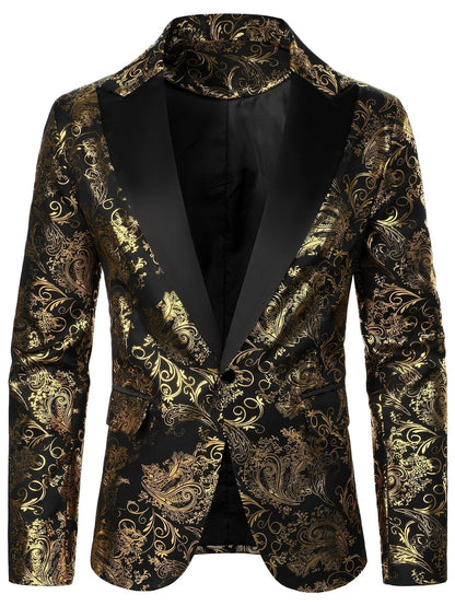 Blazer Smoking Noir Élégant pour Homme Fêtes et Soirées