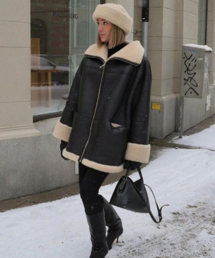 Manteau Femme Long Noir Chic et Élégant - PanierRoyale