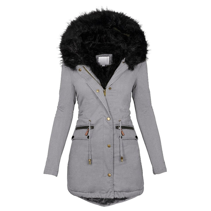 Manteau Hiver Chic avec Ceinture à Réglage - vue 3