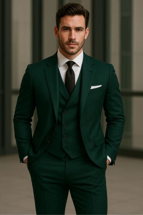 Costume Homme Chic Noir Élégant pour Mariage - PanierRoyale