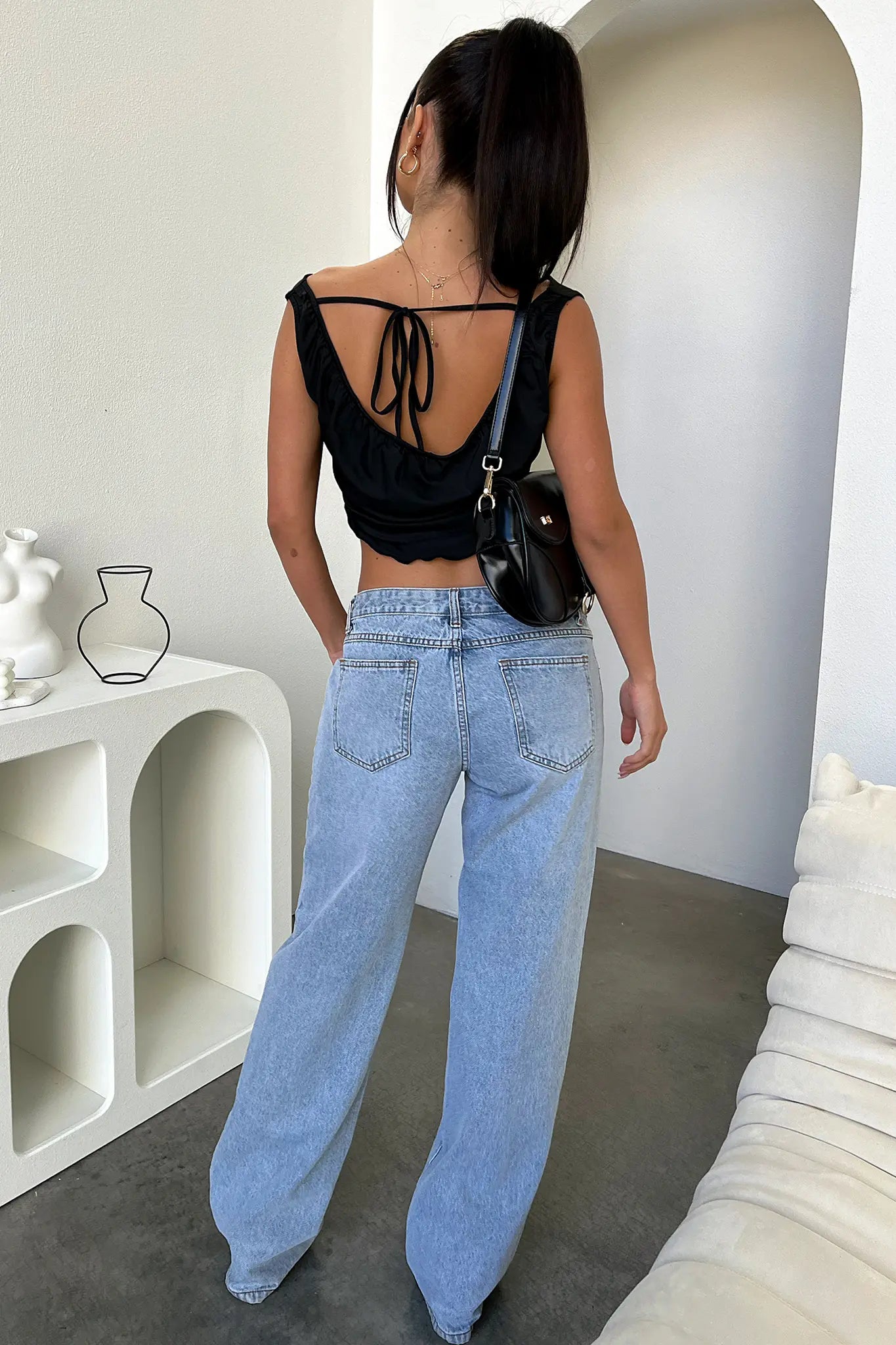 Jean Femme Décontracté Taille Droite Printemps