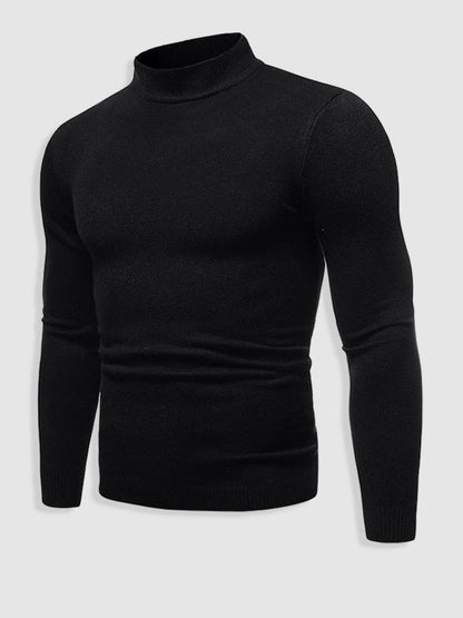 Pull Homme Slim Fit Col Roulé pour Printemps - BerlinGlamour