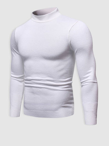 Pull Homme Slim Fit Col Roulé pour Printemps