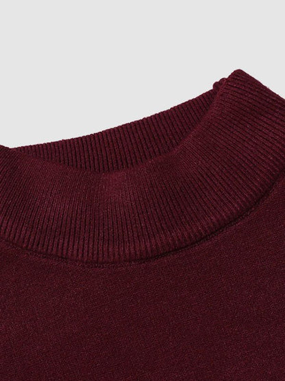 Pull Homme Slim Fit Col Roulé pour Printemps