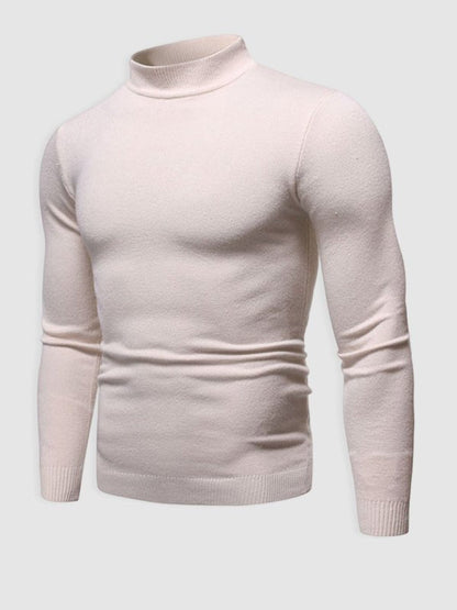 Pull Homme Slim Fit Col Roulé pour Printemps