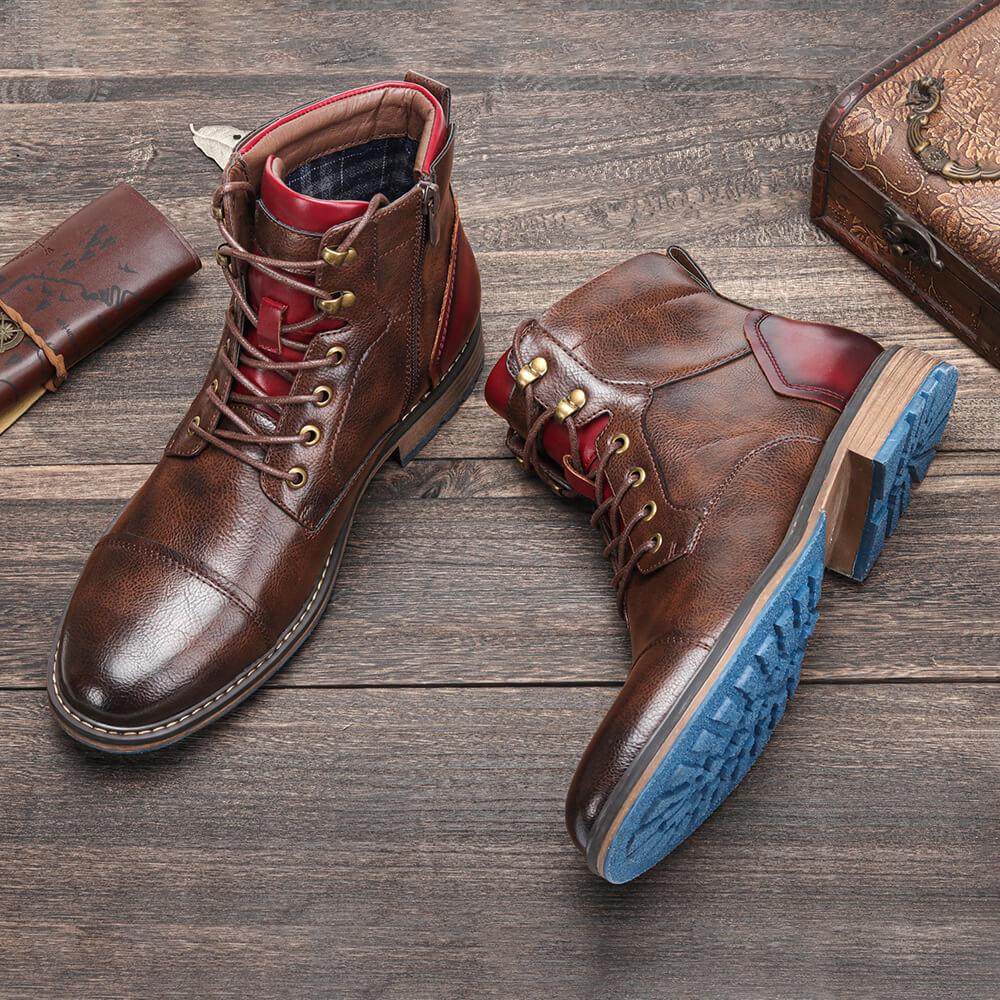 Bottes Homme Détentes Lacets Confortables