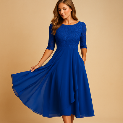 Robe Été Décolleté Profond en Asymétrique - PanierRoyale