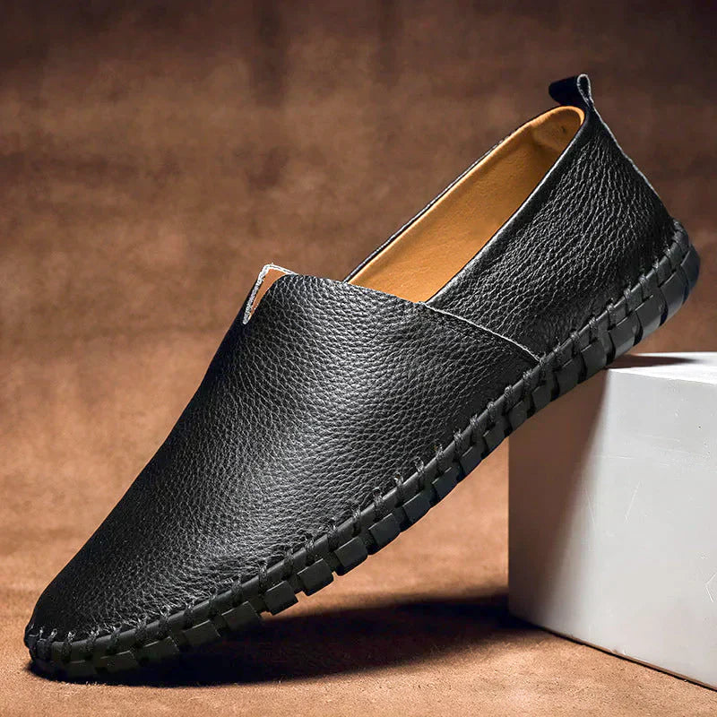Chauffure Homme Cuir Italien Élégant