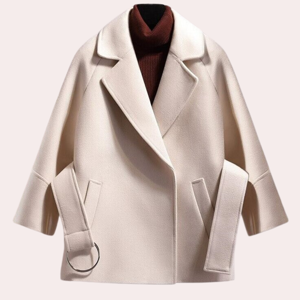 DELANEY - Manteau Élégant Ceinturé pour Femme