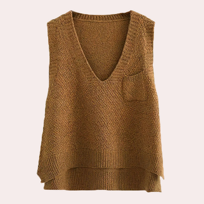 ALANNAH - Gilet Tricoté pour Femmes