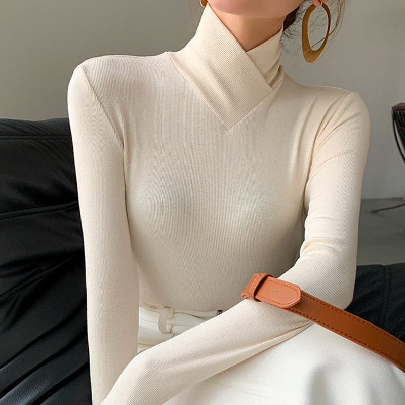 Top Femme Élégant Col Rond pour Printemps - BerlinGlamour