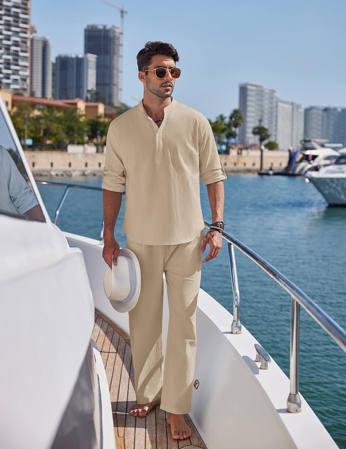 Costume Homme Léger 2 Pièces Été