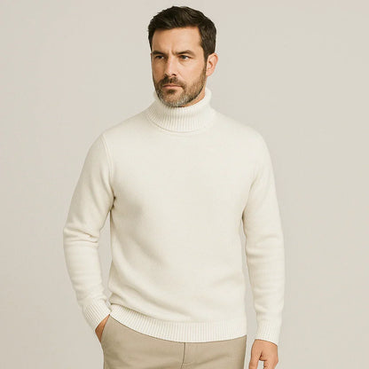 Pull Cachemire Homme Laine Mélangée Chaud et Confortable