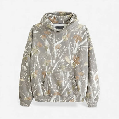Sweat à Capuche Grand Taille avec Manches Longues et Poche - PanierRoyale