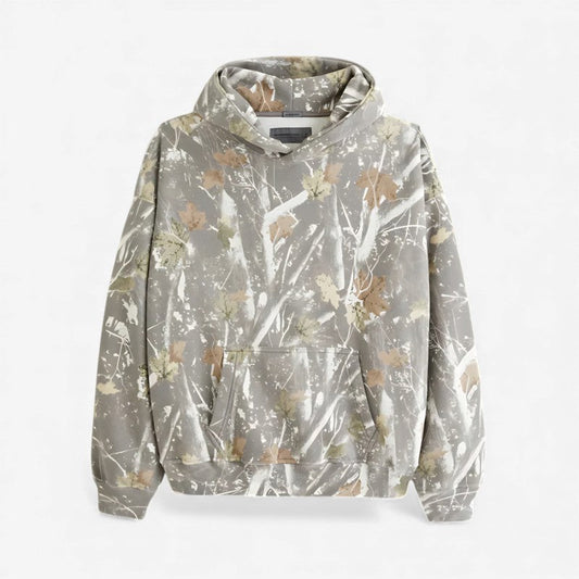 Sweat à Capuche Grand Taille avec Manches Longues et Poche - PanierRoyale