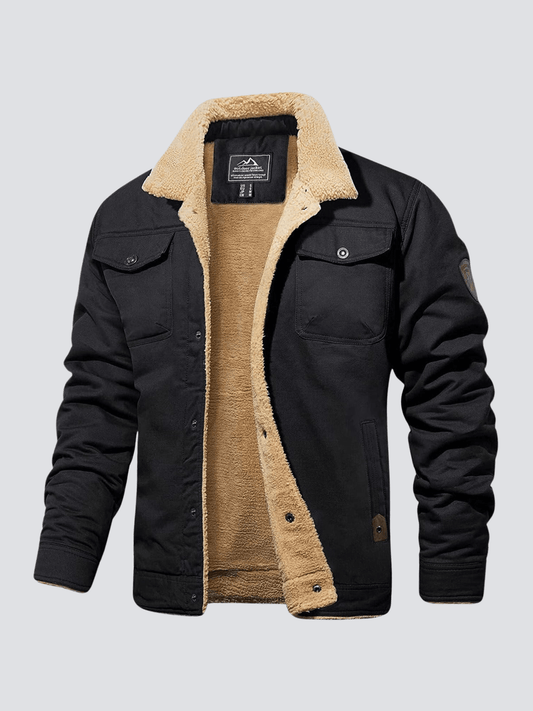 Blouson aviateur cuir doux et élégant - PanierRoyale
