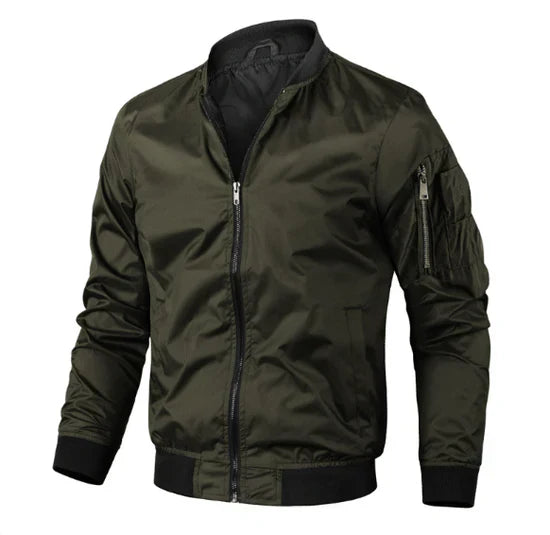 Veste Bomber Homme Longues Manches Éclair pour Sport - PanierRoyale