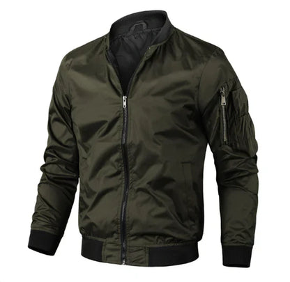 Veste Bomber Homme Longues Manches Éclair pour Sport - PanierRoyale