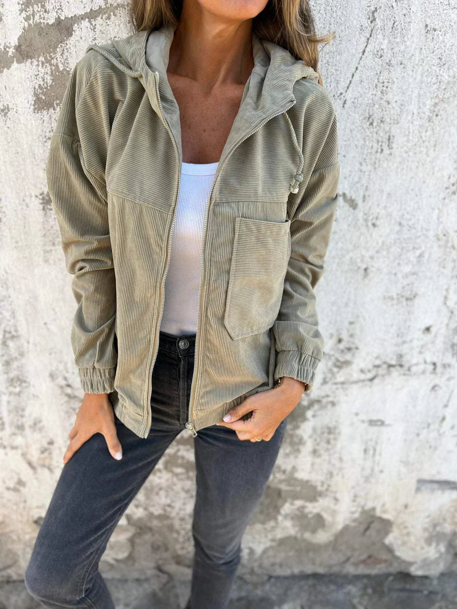 Veste Femme Zippée Manches Longues Hiver