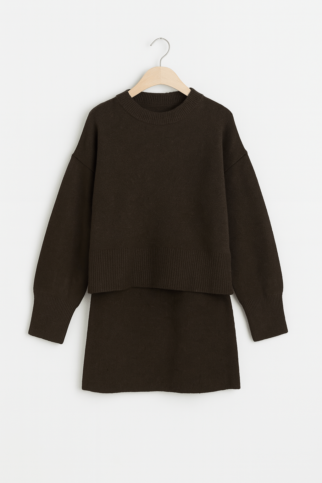 Ensemble 2 pièces Femme : Pull et Jupe pour un Look Décontracté Chic