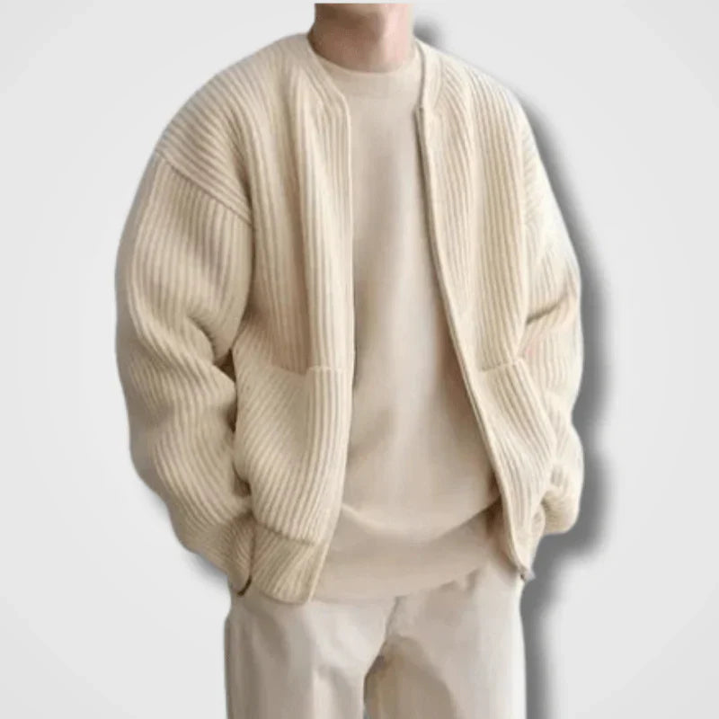 Pull Homme Manches Longues Zippé Warm et Confortable - PanierRoyale