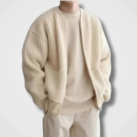 Pull Homme Manches Longues Zippé Warm et Confortable - PanierRoyale