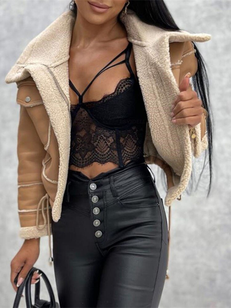 Doudoune Hiver Femme Douce et Chaude avec Capuchon