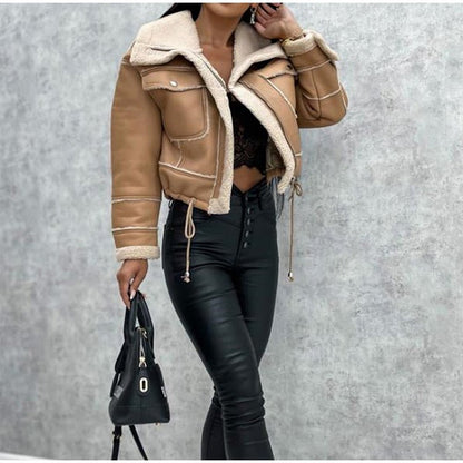 Doudoune Hiver Femme Douce et Chaude avec Capuchon