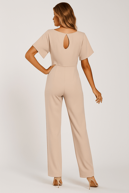 Combinaison Femme Élégante avec Ceinture Taille