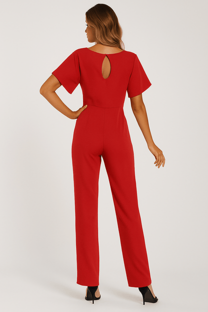 Combinaison Femme Élégante avec Ceinture Taille
