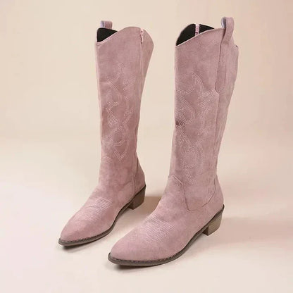 Bottines Femmes Rustiques à Talon Basse
