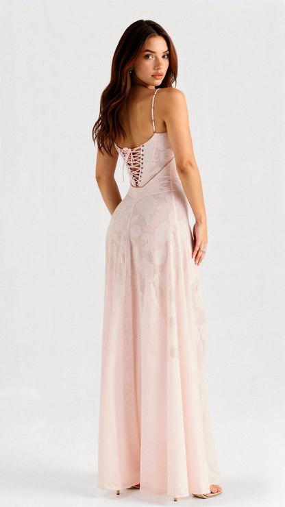 Robe Bohème Blanc Imprimé Fleurs Été