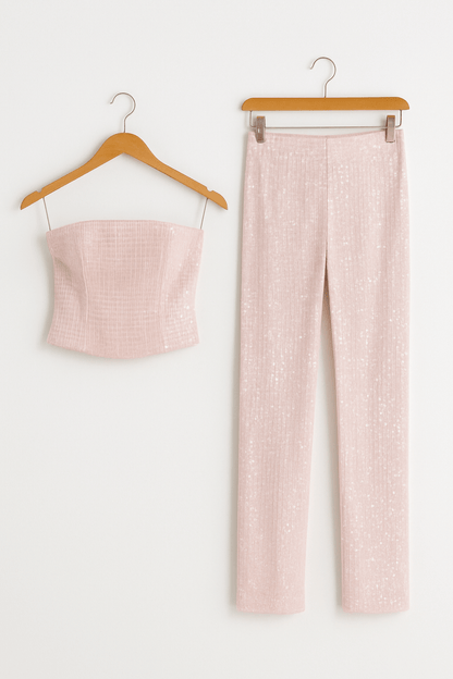 Combinaison Denim Féminine sans Bretelles