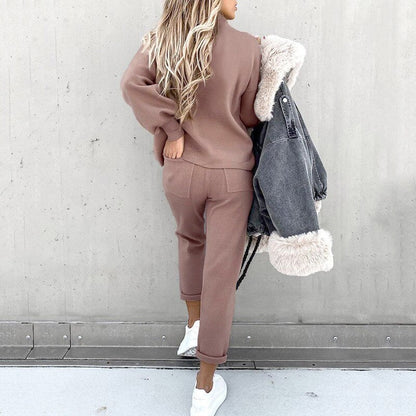 Ensemble Décontracté Femme 2 Pièces Confortable et Chic