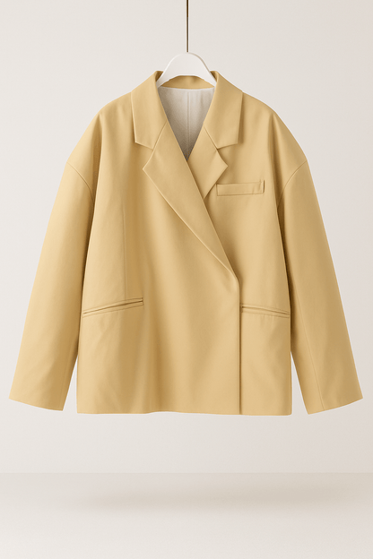 Blazer femme oversize élégant avec coupe classique