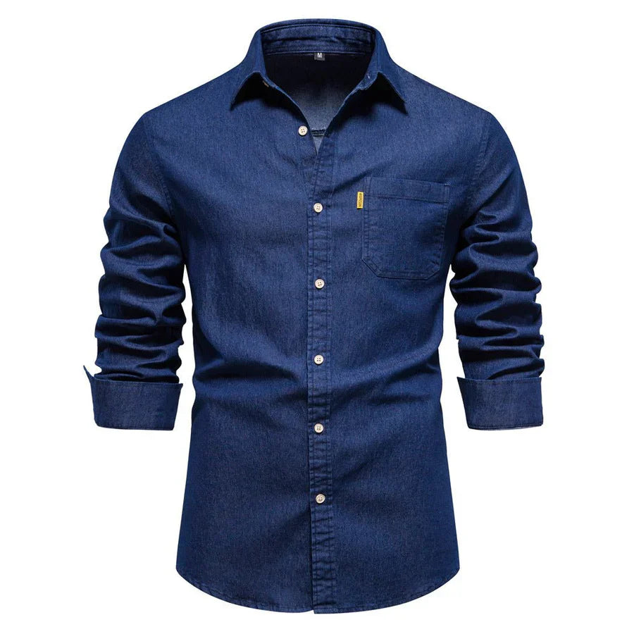 Chemise Homme Manches Longues Décontractée