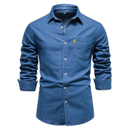 Chemise Homme Manches Longues Décontractée