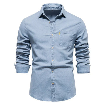 Chemise Homme Manches Longues Décontractée - PanierRoyale