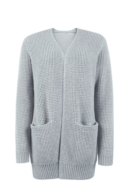 Cardigan Femme Long Manches Oversize Doux - PanierRoyale