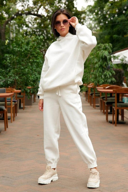 Survêtement Femme Jogging avec Hoodie et Pantalon de Sport - BerlinGlamour