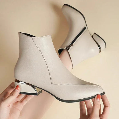 Bottines Femme Élégantes à Lacets